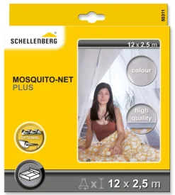 Schellenberg Moskitonetz PLUS weiß 2,5 m x 12 m