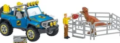 Schleich Geländewagen mit Dino-Außenposten