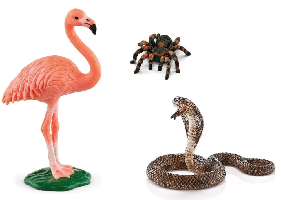 Schleich - Tierfiguren - Afrika-Set mit 12 Tieren Sammelfiguren Spielfiguren