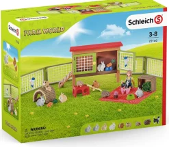 Schleich 72160 - Tierfiguren Farm World - Picknick mit kleinen Haustieren