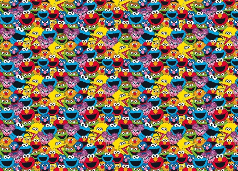 Schmidt Sesamstraße Puzzle 1000 Teile Wer wie was Nostalgie Puzzle Erwachsene