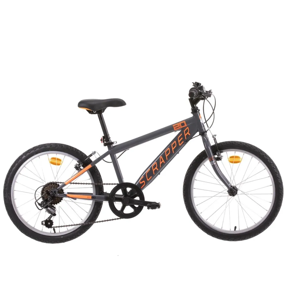 Scrapper MTB20 Kinderfahrrad 20 Zoll Mountainbike Größe 120-135 cm Fahrrad ab ca. 6 Jahre Kinderrad mit 6 Gängen