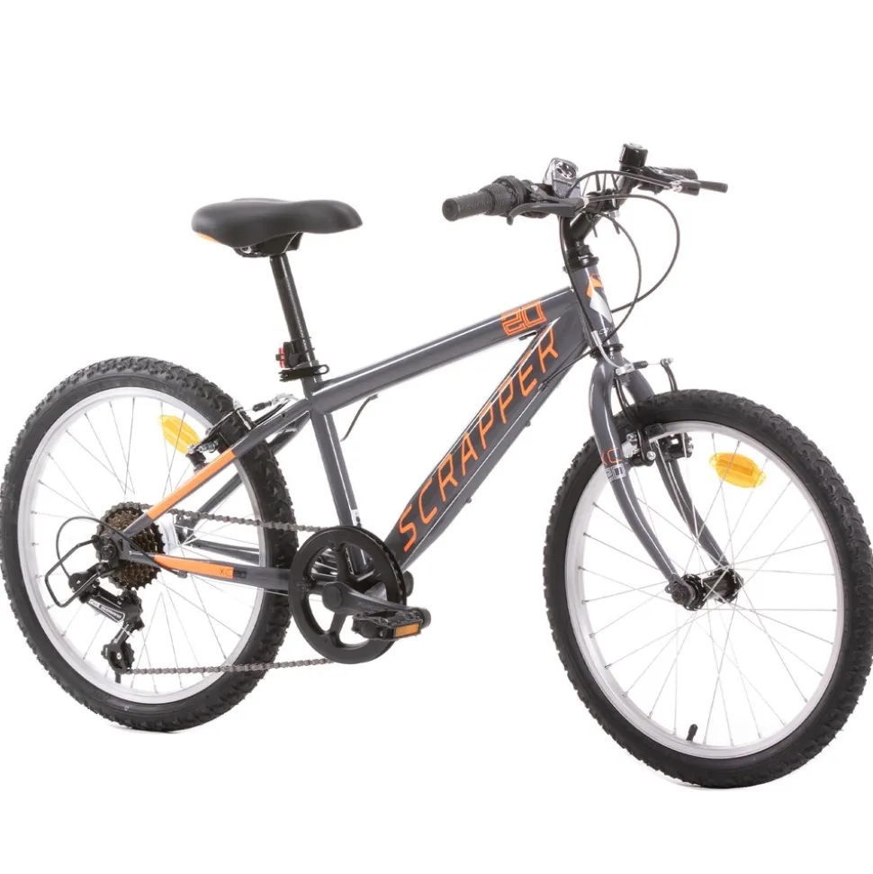 Scrapper MTB20 Kinderfahrrad 20 Zoll Mountainbike Größe 120-135 cm Fahrrad ab ca. 6 Jahre Kinderrad mit 6 Gängen