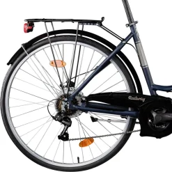 Scrapper Railway Hollandrad Damenfahrrad 28 Zoll Fahrrad Damen 155 - 170 cm Cityrad 18 Gänge retro Holland Rad