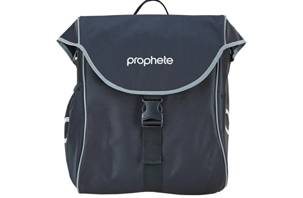 Seitenpacktasche, Volumen 20L, wasserabweisend, mit Reflex u. innenliegenden Fächern 34,5x15x34,5