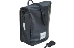 Seitenpacktasche, 100 % wasserdicht, reflektierende Elemente, robustes und langlebiges Material, Volumen: 20 Liter, Farbe: schwarz