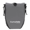 Seitenpacktasche, 100 % wasserdicht, reflektierende Elemente, mit Tragegriff, Volumen: 20 Liter, Farbe: grau