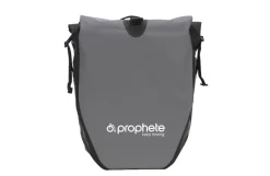 Seitenpacktasche, 100 % wasserdicht, reflektierende Elemente, mit Tragegriff, Volumen: 20 Liter, Farbe: grau