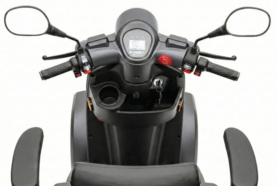 Seniorenmobil P4000, Blei-Akku, 25 km/h, 1000 Watt, Grau