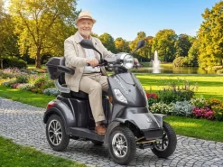 Seniorenmobil P4000, Blei-Akku, 25 km/h, 1000 Watt, Grau