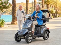 Seniorenmobil P4000, Lithium-Akku, 25 km/h, 1000 Watt, Grau
