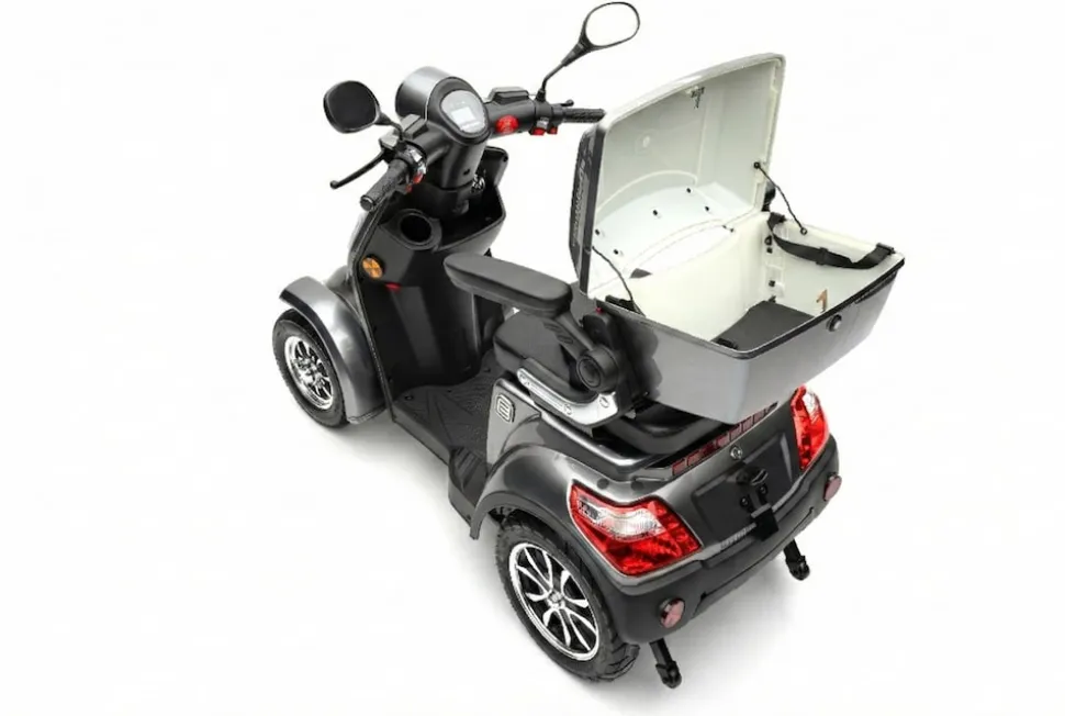 Seniorenmobil P4000, Lithium-Akku, 25 km/h, 1000 Watt, Grau