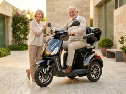 Seniorenmobil P1000, Lithium-Akku, 25 km/h, 1000 Watt, Schwarz