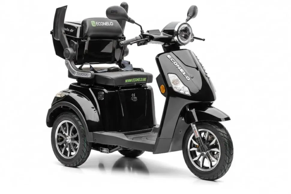 Seniorenmobil P1000, Lithium-Akku, 25 km/h, 1000 Watt, Schwarz