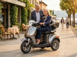 Seniorenmobil P1000, Lithium-Akku, 25 km/h, 1000 Watt, Grau