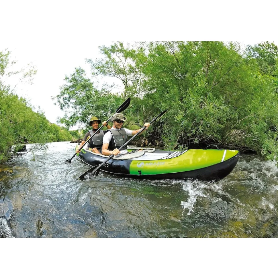 Sevylor - Kajak - Yukon KCC380 (grün/schwarz, 382x98cm) für 2 Personen