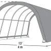 ShelterLogic Weidezelt Run-In-Shed 24,4m²