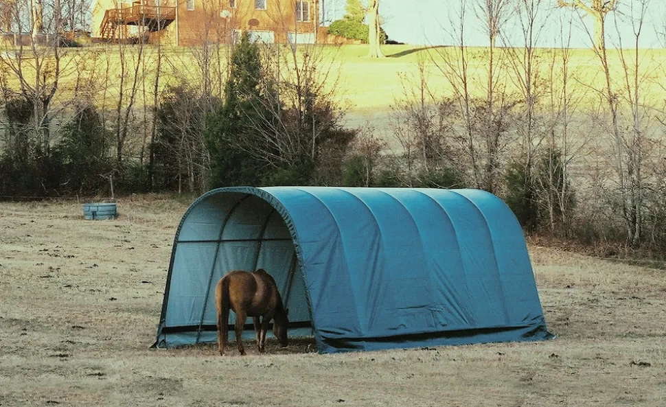 ShelterLogic Weidezelt Run-In-Shed 29,2m²
