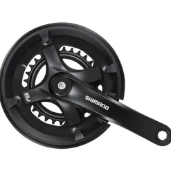 Shimano FC-TY501-2 Kurbel 2-fach 30-46 Zähne 175 mm Kurbelgarnitur Tretkurbel Fahrradkurbel Kettenradgarnitur MTB Mountainbike Trekking