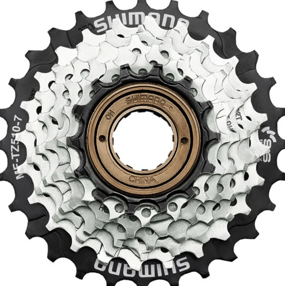 Shimano Tourney MF-TZ510 Kassette 7-fach 14 - 28 Zähne Schraubkranz Ritzelpaket Schaltkassette Freilauf MTB Mountainbike Trekking Bike