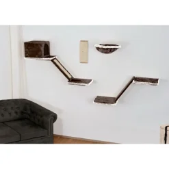 Silvio Design Katzen-Kletterwand 8-teilig grau