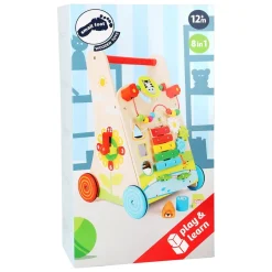 Smallfoot Lauflernwagen Blumenwiese 10606 Mehrfarbig Lauflernwagen