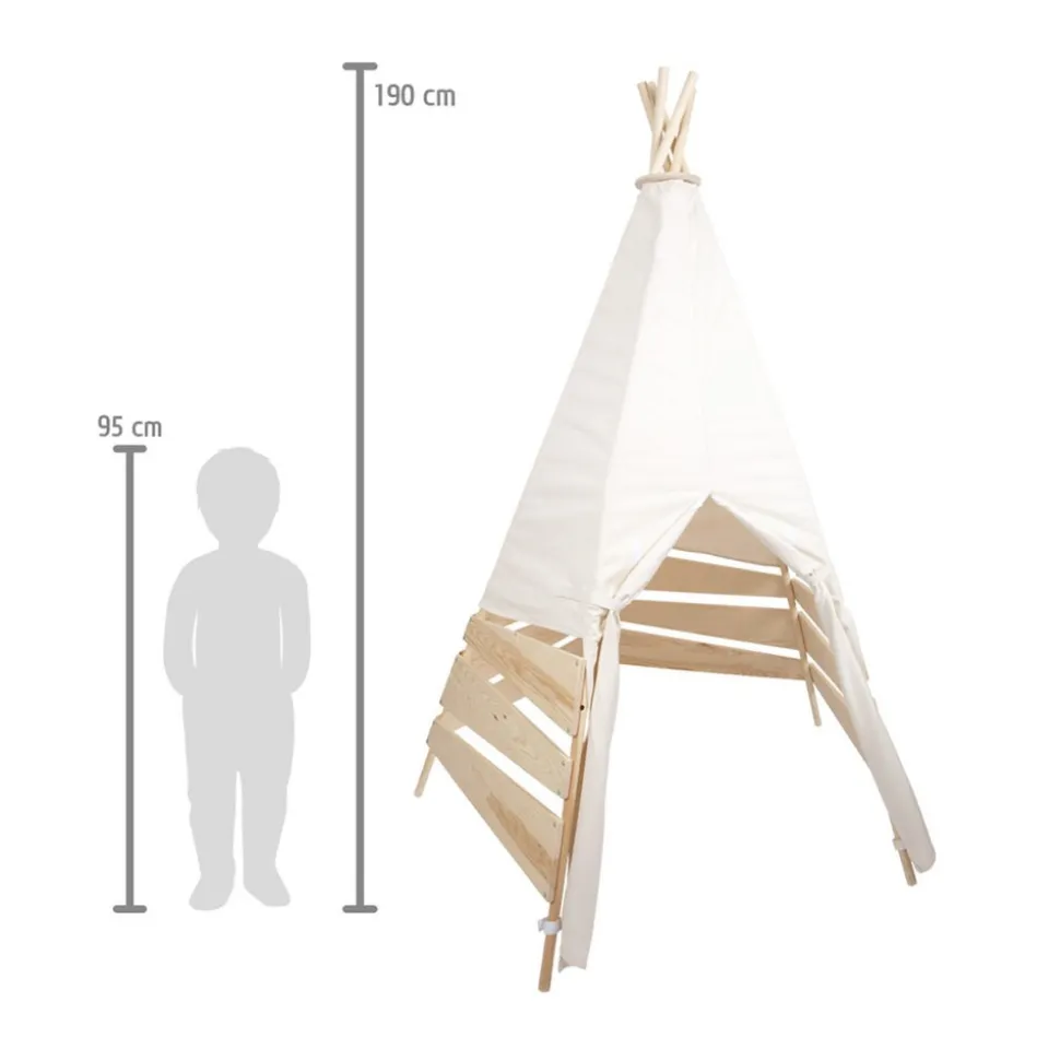 Small Foot Outdoor Zelt Tipi 12405 weiß Outdoor-Spielzeug