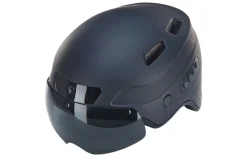 Smart Helm INMOLD, Full-HD Kamera, Bluetooth 4.0, Blinker, LED, Farbe: schwarz 55-58cm
