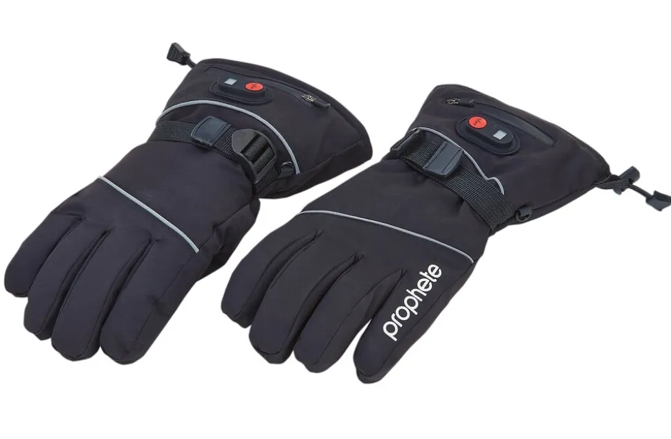 Smart Winterhandschuhe mit Heizfunktion, Größe L/XL, Fingertouchscreen, 2600 mAh, Farbe: schwarz