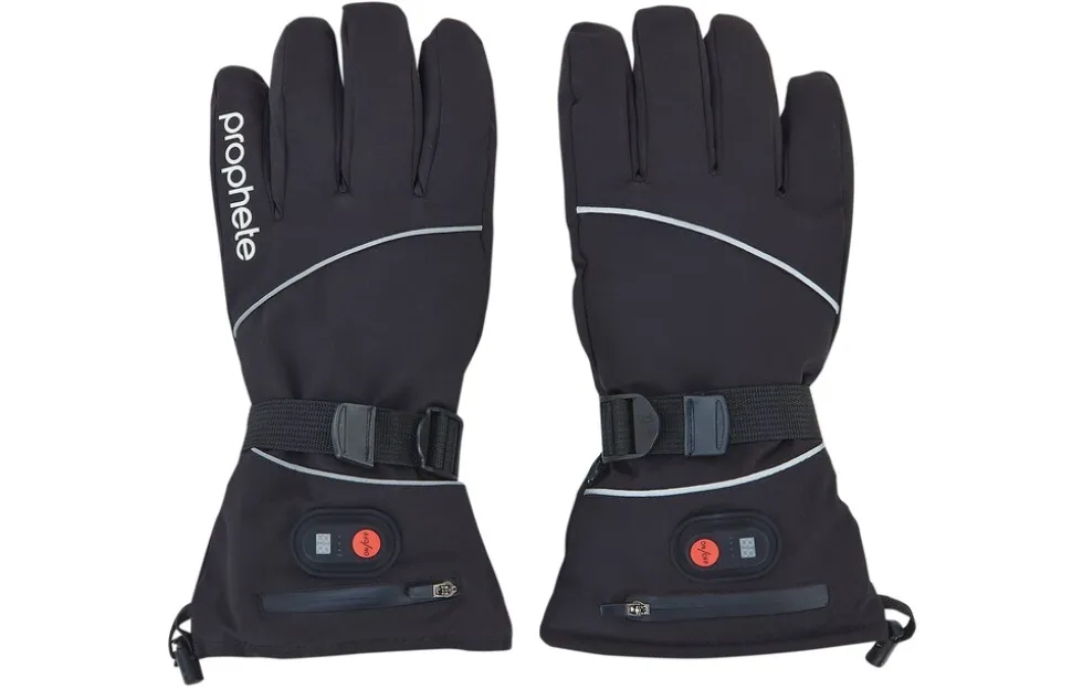 Smart Winterhandschuhe mit Heizfunktion, Größe S/M, Fingertouchscreen, 2600 mAh, Farbe: schwarz