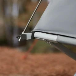 SoBuy Campingzelt für 2 Personen Hellgrau 193x86,5x154,5cm Funktional