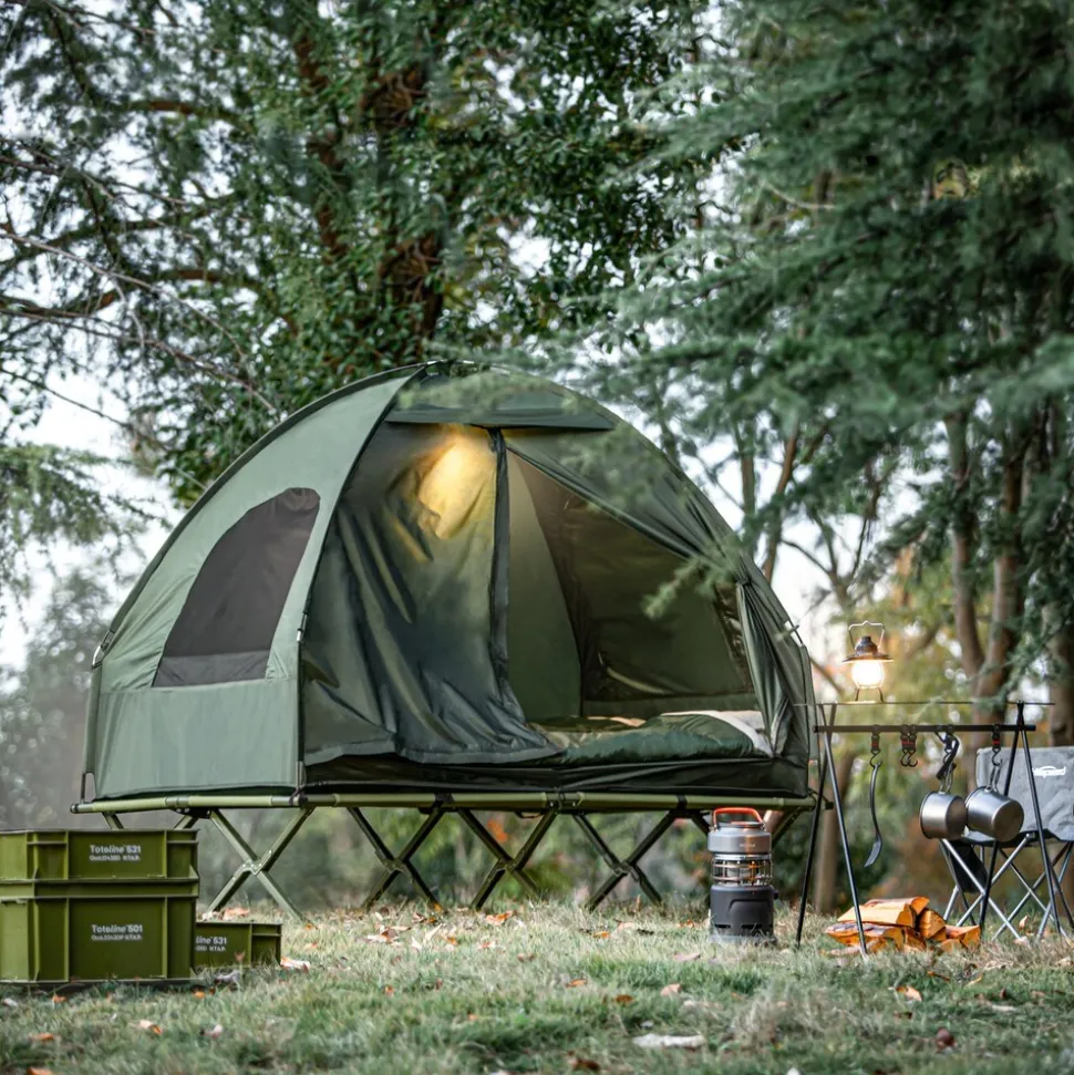SoBuy Campingzelt für 2 Personen Grün 193x145x185cm Funktional