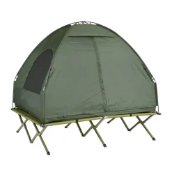 SoBuy Campingzelt für 2 Personen Grün 193x145x185cm Funktional