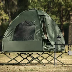 SoBuy Campingzelt für 2 Personen Grün 193x145x185cm Funktional