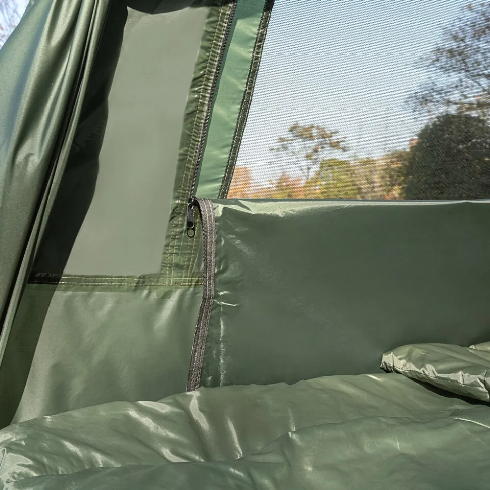 SoBuy Campingzelt für 2 Personen Grün 193x145x185cm Funktional