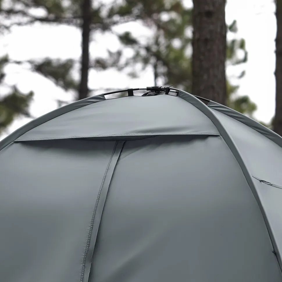 SoBuy Campingzelt mit 1 Tür Hellgrau 193x145x185cm Funktional
