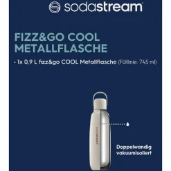 SodaStream Fizz & Go Cool 0,9 L Sand