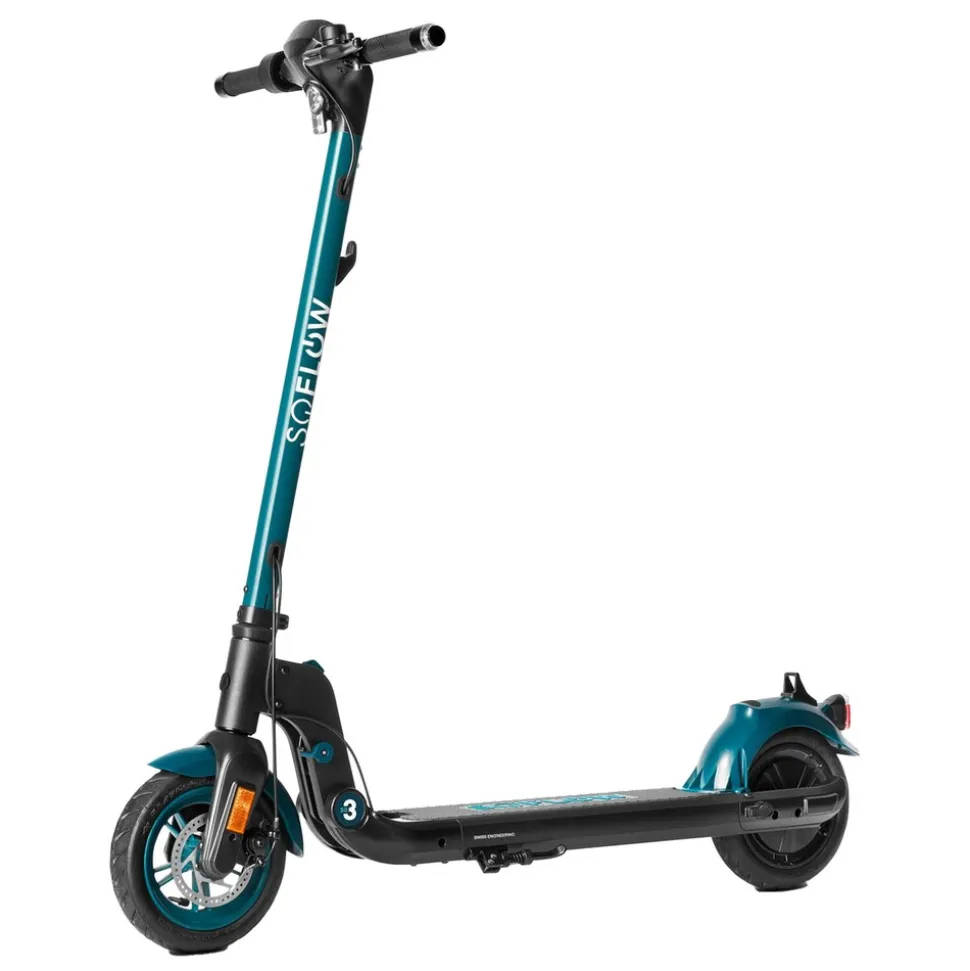 SoFlow SO3 PRO 10.5 Ah E-Scooter mit Blinker blau E-Scooter