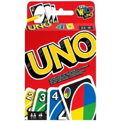 SPAR-SET 169882 - Mattel - 4er Set Kartenspiele: UNO, Skip Bo, Phase 10 und DOS