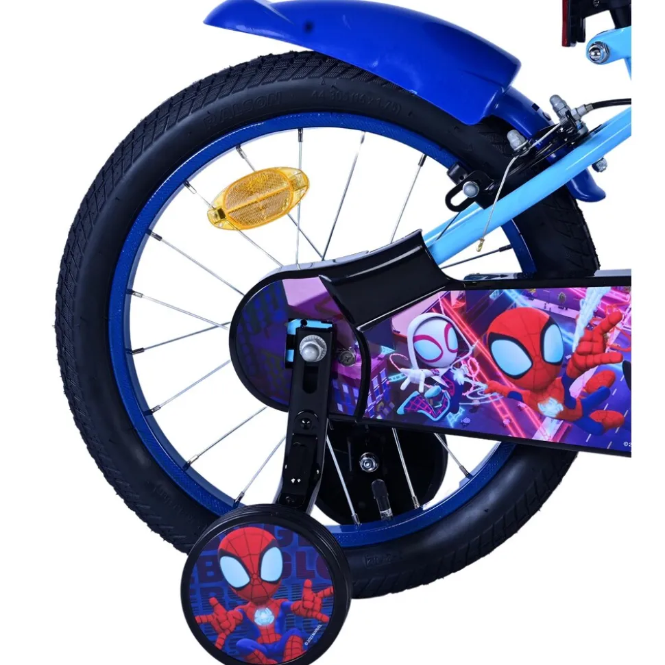 Spidey Amazing Friends Kinderfahrrad 16 Zoll Mädchen Jungen Größe 105 - 120 cm ab 4 Jahre Fahrrad leicht