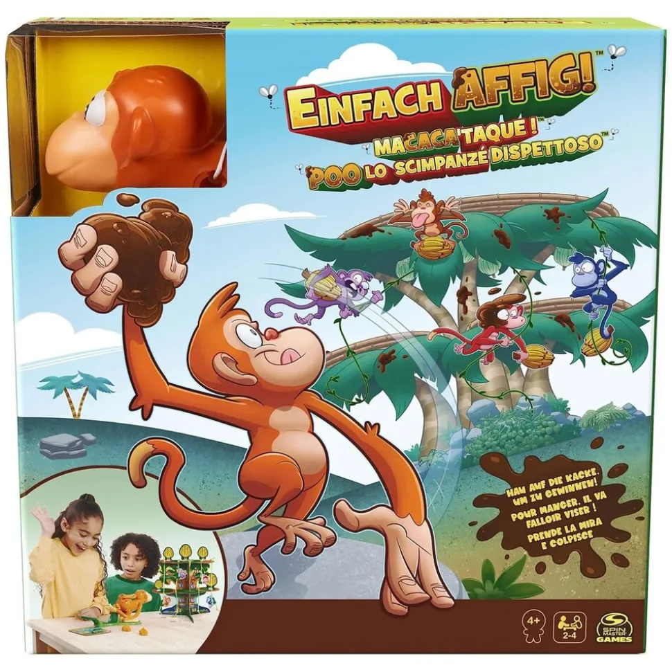 Spin Master 6068697 (20144951) - Kinderspiel, Gesellschaftsspiel, Einfach Affig!