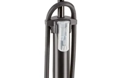 Standpumpe, für alle Ventilarten, 9 bar, mit Manometer, inkl. Adapter-Set, Stahl/Kunststoff