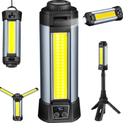 Steinborg 12in1 Multifunktionsleuchte LED-Campingleuchte 2000 Lumen 6000mAh