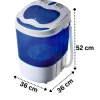 Steinborg Mini-Waschmaschine Camping 3kg Schleuderfunktion 150 W