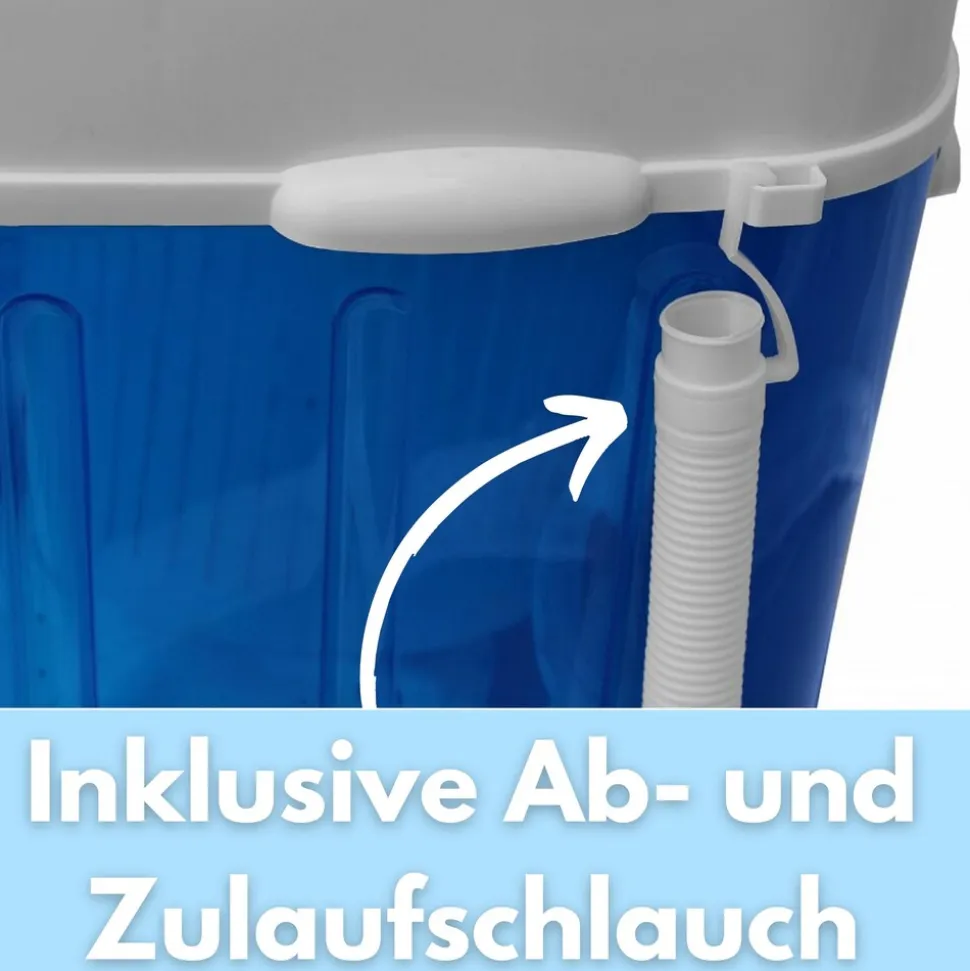 Steinborg Mini-Waschmaschine Camping 3kg Schleuderfunktion 150 W