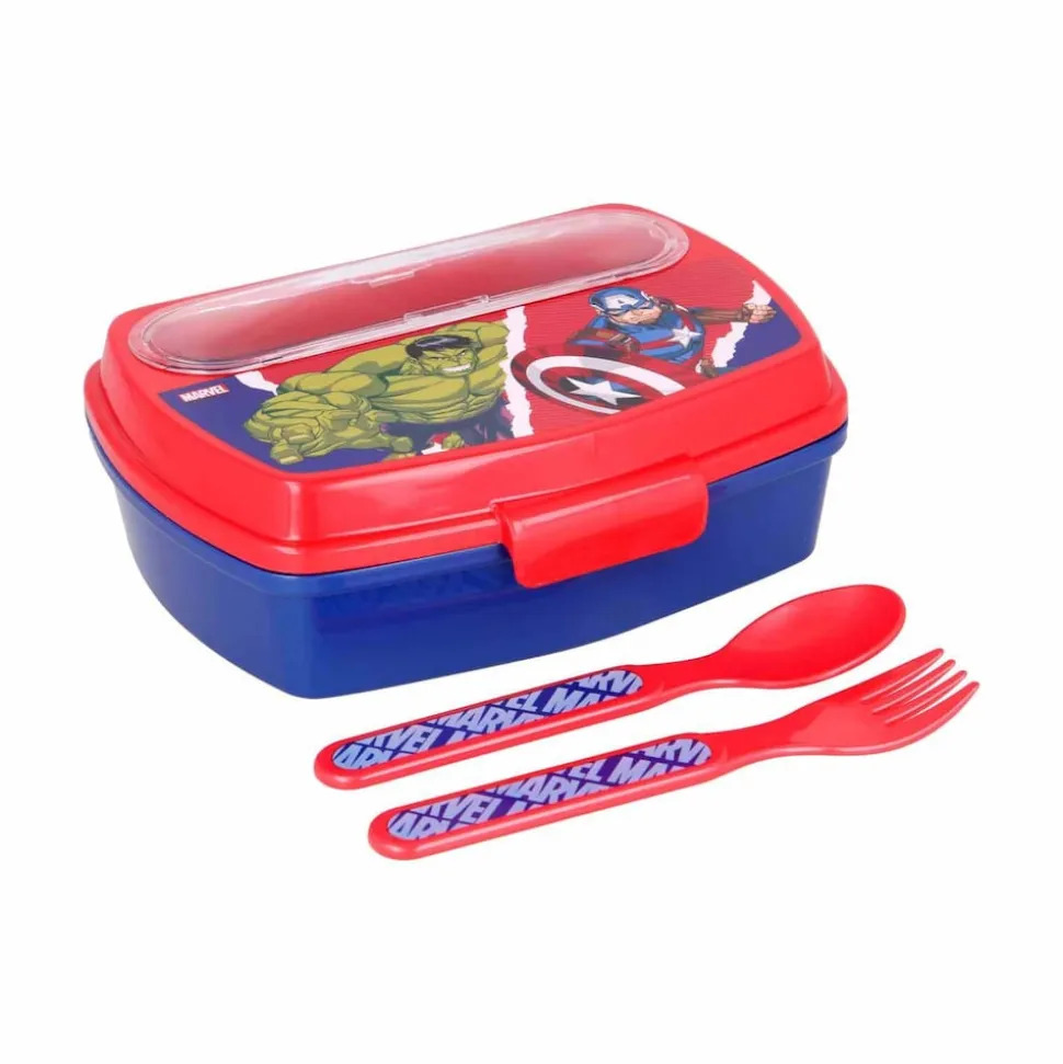 Stor Lunchset Avengers Comic Heroes 3er Set