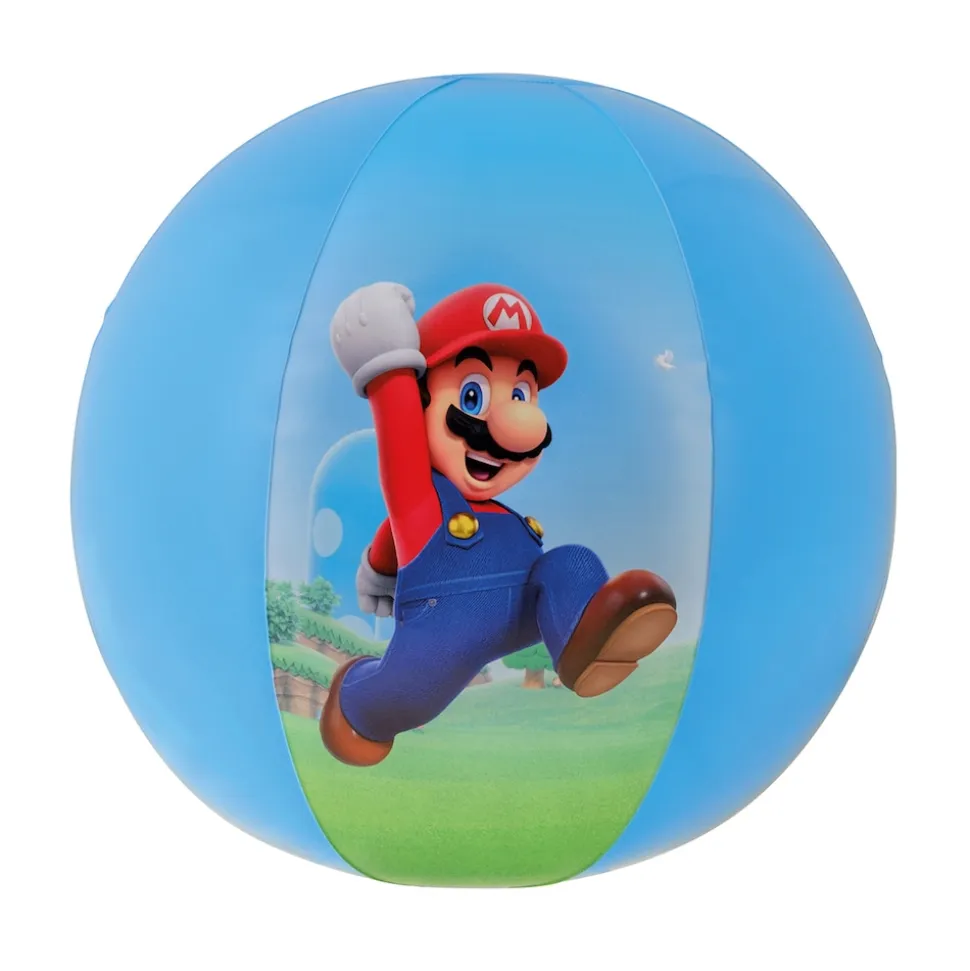 Super Mario Strandball Happy People 16187 aufblasbar 27cm Sommer Pool Strand Ball Kinder