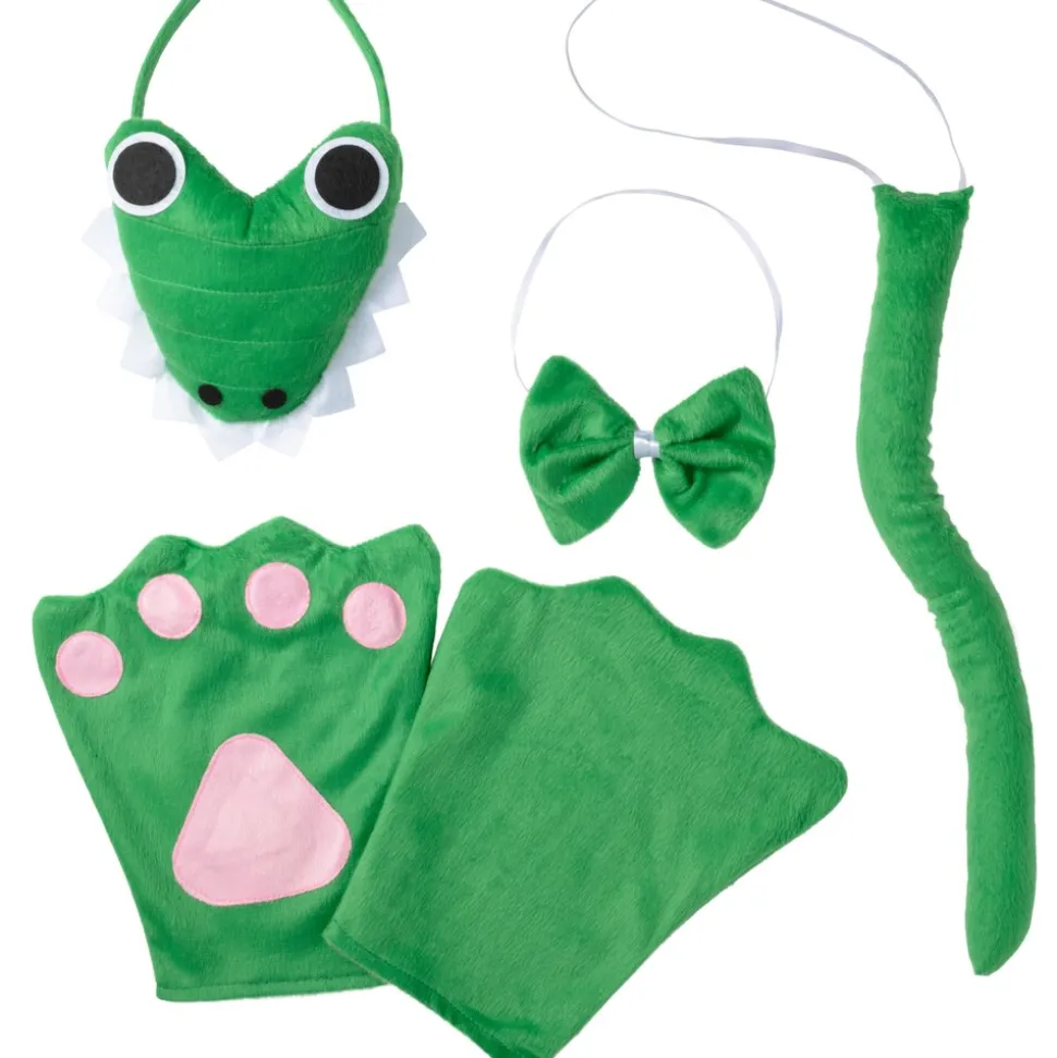tectake® Accessoires-Set Krokodil