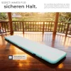 tectake® Airtrack Trainingsmatte, aufblasbar, rutschfestes, hochwertiges PVC, inkl. Transporttasche, 397 x 104 x 10 cm