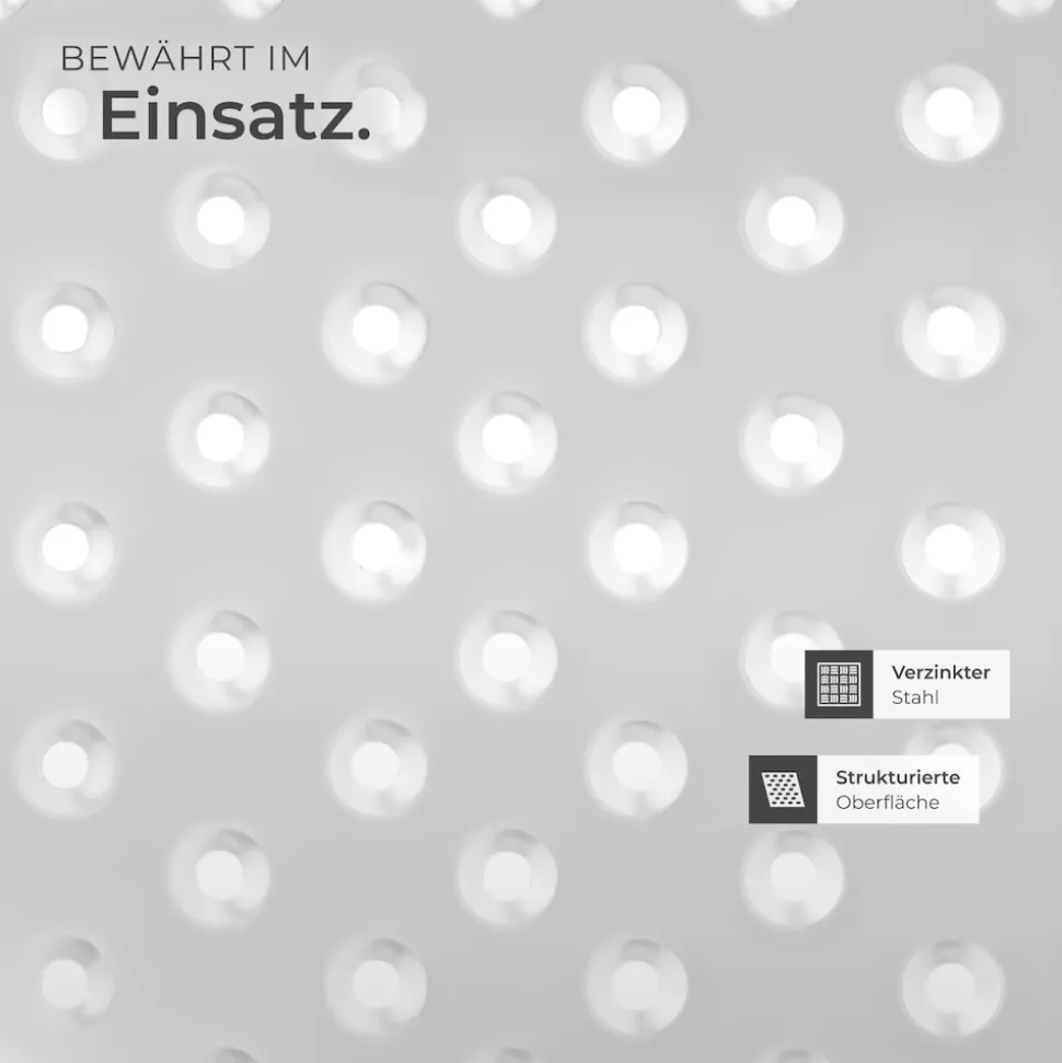 tectake® Auffahrrampen, 2er Set, rutschfeste, perforierte Oberfläche, 160 x 23 x 4,5 cm